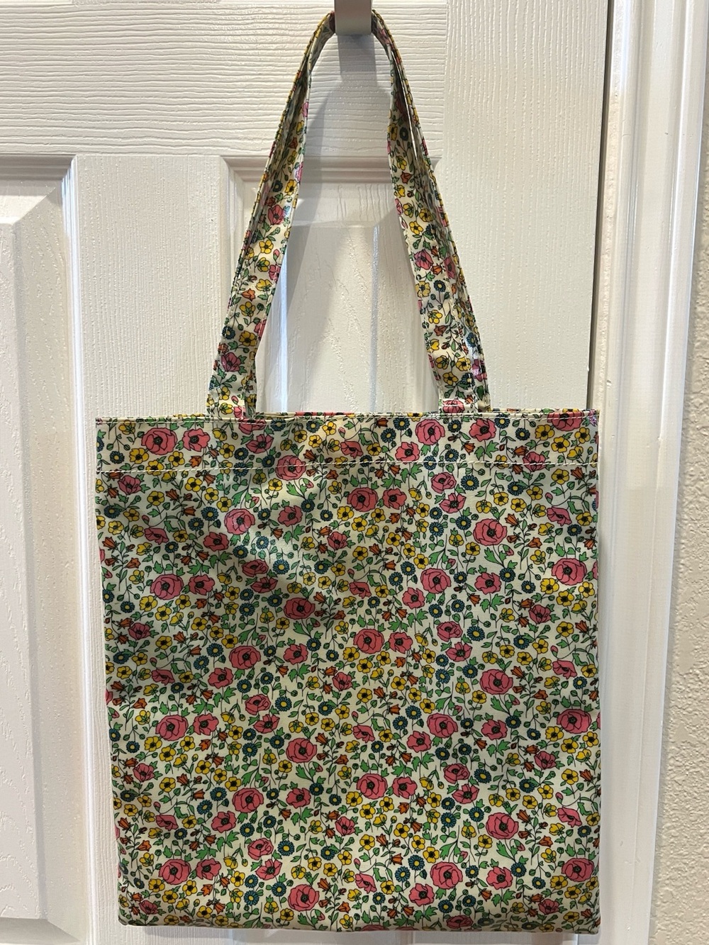 Liberty of London for Target Pink Floral Oilcloth Tote Bag - Picture 4 of 11